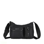 LeSportsac CARGO SMALL SHOULDER BAG 小型多口袋肩背包 -墨黑工裝風, , large