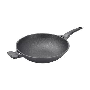 PERFECT 理想牌 日式黑金鋼炒鍋不沾炒鍋無蓋 36cm（店配拆把手）-Leidea樂德兒