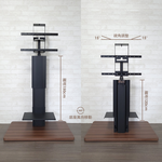 【H&R安室家】60~75吋適用 台製氣壓式升降電視架(電視立架/落地架/螢幕支架/移動電視架), , large