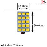 【PA LED】暖白光 T10 BA9S 雙尖 2835 SMD LED 室內燈 閱讀燈 車廂燈 行李箱燈, , large