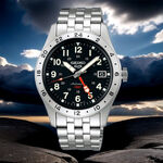 SEIKO 精工 5 Sports Field 系列 GMT機械錶 SSK023K1/4R34-00C0D, , large