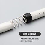 No-drill telescopic pole - white pattern - 3.1-3.6 meters (includes 20 lifting rings), , large