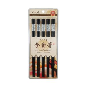 KIYODO合金筷-5雙(款式隨機出貨)
