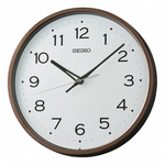 SEIKO 精工滑動式秒針靜音簡約掛鐘 時鐘 送禮 禮物 送禮(QHA020B), , large