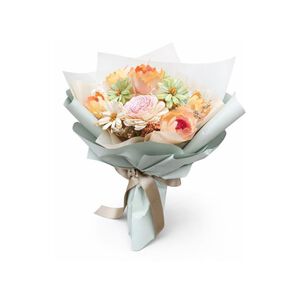 蜜桃告白乾燥花束