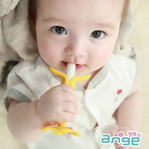 【ange】香蕉寶寶乳牙刷(小)