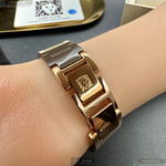 [星晴錶業]ANNE KLEIN手錶,34mm,AN00026香檳紅錶面玫瑰金錶殼香檳紅陶瓷錶帶款, , large