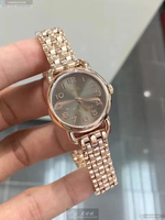 [星晴錶業]COACH手錶,24mm,CH00111玫瑰金色錶面玫瑰金錶殼玫瑰金色精鋼錶帶款, , large