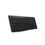 【 Logitech 羅技 】K270 無線鍵盤 隨插即用 防濺灑, , large