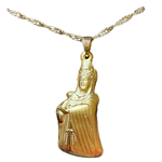 24K gold necklace, , large