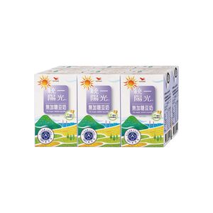 統一陽光無加糖豆奶250ml