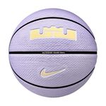NIKE PLAYGROUND 2.0 8P L JAMES 7號球 籃球 比賽 訓練 戶外 耐磨 深溝 控球精準 紫金, , large