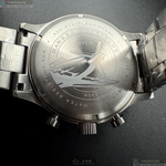 [星晴錶業]新品牌手錶,44mm,AV52665藍綠色錶面銀錶殼銀色精鋼錶帶款, , large