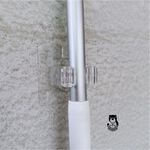 [Beargood sticker] Transparent Mop & Broom Holder (Strong Adhesive), , large