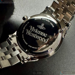 [星晴錶業]Vivienne Westwood手錶,38mm,VW30320銀白色錶面玫瑰金錶殼金銀相間精鋼錶帶款, , large