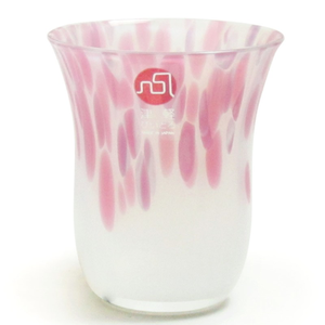 [豐名日本餐具] 2.0"琉璃杯 粉彩 津輕 / G02CU0-48