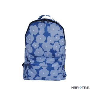 【HAPI+TAS】HAP0112 新型摺疊手提後背包-深藍塗鴉花朵