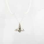 【Angel & Me】Bee Honeybee s925 sterling silver necklace Valentine Day gift, , large