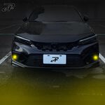 【PA LED】CIVIC 喜美 11代 CRV6 FIT LED 霧燈 TF1 雙色 白光 黃光 黃金光, , large