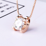 【CITY STAR】IGI 1-carat bull's head pendant - 18K gold (D / VVS or higher / 3EX), , large