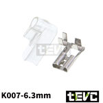 《tevc》K007 汽車 機車 旗型端子 護套 旗型 2.8/4.8/6.3mm 改裝 喇叭 繼電器 L型, , large