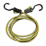 【SafeStraps】黃黑可調式彈力綁帶 (2m)｜鋼芯塑膠鉤｜防刮設計｜貨物固定, , large