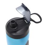 NIKE REFUEL BOTTLE 瓶蓋擠壓水壺 24OZ/709ml 運動水壺 便攜 防漏 黑銀 白黑 白紅 藍黑, , large