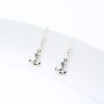 【Angel & Me】Anchor Rope s925 sterling silver earrings (changeable ear clips), , large