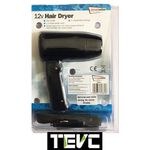 《tevc》H002 車用吹風機 點菸器 直流吹風機 露營 戶外 摺疊吹風機 DC 12V 200W 17A, , large