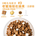 【優格】吃貨拼盤 全齡貓 老饕海陸拼盤 化毛配方1.5磅 #3(貓飼料/貓糧), , large