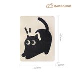 Maogougo貓咪耐抓板(限宅配)少掉屑貓抓板貼牆貓抓板貓抓板貓玩具高磅數瓦楞貓抓板, , large