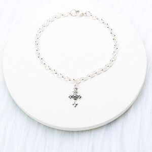 【Angel & Me】Iris Gothic Cross s925 sterling silver bracelet Valentine's Day gift