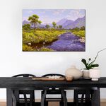 【御畫房】盛夏美景 國家一級畫師手繪油畫60&times;90cm(VF-75), , large