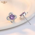 【Gulicc】古莉可 耳環 優雅幸運草永恆花語耳環, , large