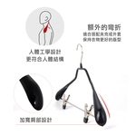 【德國MAWA】德國原裝進口 無痕止滑 專業時尚套裝衣架42cm 5入/白, , large