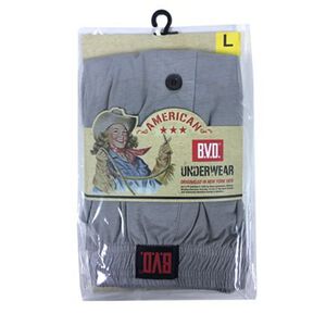 BVD雙彩針織平口褲-L(顏色隨機出貨)