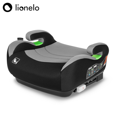 【Lionelo】Luuk Fix i-Size 3~12歲ISOFIX增高輔助汽座(巖灰石)