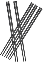 [品毅]愛佳寶竹節合金筷(5雙/組), , large