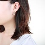 【Angel & Me】Green Quartz Crystal Raindrop earrings (changeable ear clips), , large