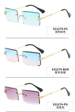 Glasses, 銀框漸灰色, large