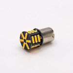 【PA LED】 1156 斜角 P21YW BAU15S 21晶 SMD LED 黃光 橘光 方向燈 角燈, , large
