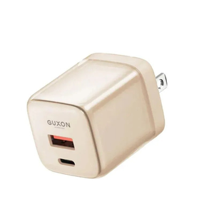 【GUXON】Q CHARGE 30W果凍雙孔快充頭 GaN 摺疊插腳設計 Type-C+USB-A 雙孔快充 快充頭 Iphone18