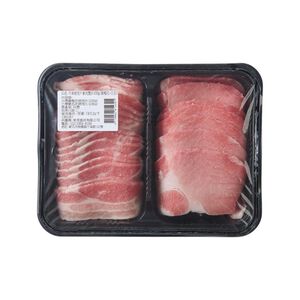 冷凍烤肉片豬肉雙拼400g(梅花+五花)