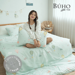 【BUHO布歐】台灣製LYOCELL萊賽爾雙人床包+8x7尺兩用被四件組(多款任選), , large