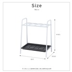 【H&R安室家】圓孔雙層立式收納傘架 RS68, , large
