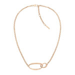 Calvin Klein CK Organic Shapes 玫瑰金項鍊 送禮推薦 35000355, , large