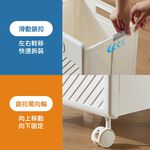 STYLE格調｜側掛手提籃洗衣籃 33cm面寬 髒衣籃 置物籃 衣物籃 浴室 臥室 陽台, , large