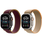 Apple Watch Ultra 4 (GPS ＋ LTE) 49mm鈦金屬錶殼搭配越野錶環 _ 台灣公司貨+專用 (錶貼 & 錶套), , large