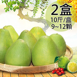 【一等鮮】麻豆文旦禮盒2盒〈9~12粒/10斤/盒〉(免運費), , large