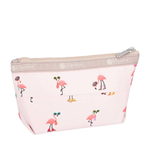 Lesportsac Small Sloan Cosmetic 小梯形化妝包 收納包 盥洗包 女包(紅鶴海島派對)L261-2724P-HG20, , large